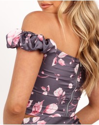 Petal & Pup - Arabella Two Piece Set - Steel Grey Floral