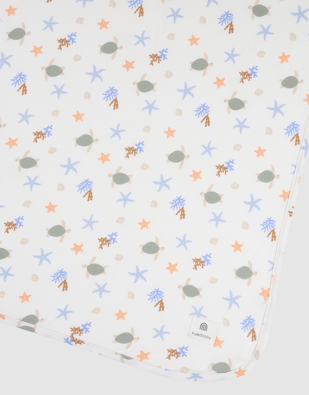 Kynd Baby - Large Stretchy Swaddle in Underwater World