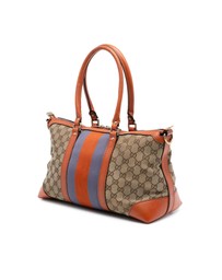 Pre-Loved by Azura Reborn - Pre-Loved GG Canvas Web Satchel