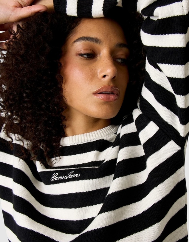 GUESS Jeans - GUESS JEANS Striped Knit Sweater
