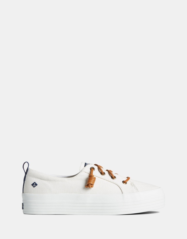 Sperry - Crest Vibe Platform Canvas White- Women's