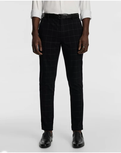 yd. - Loco Check Slim Chino