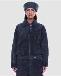 ENA PELLY - Emma Utility Suede Jacket