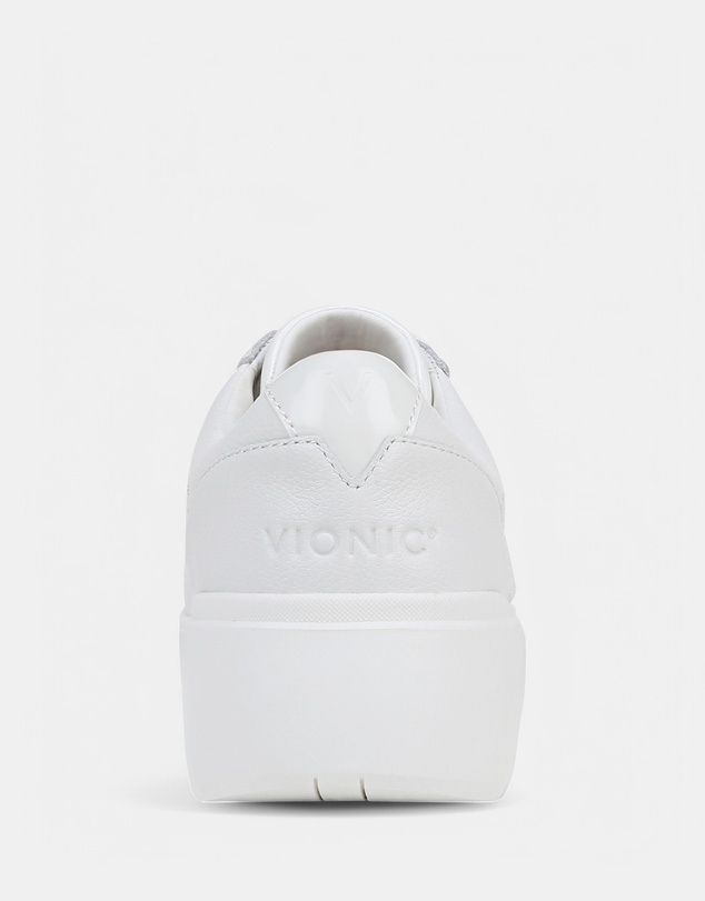 Vionic - Kearny Lace-Up Casual Sneaker - White