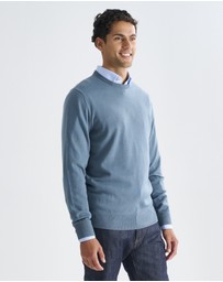 3 Wise Men - 3 Wise Men Driver Crew Neck - Cement