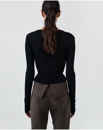 St. Agni - Baby Wool Wrap Top
