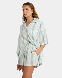 Roxy - Womens Bisous Short Sleeve Shirt
