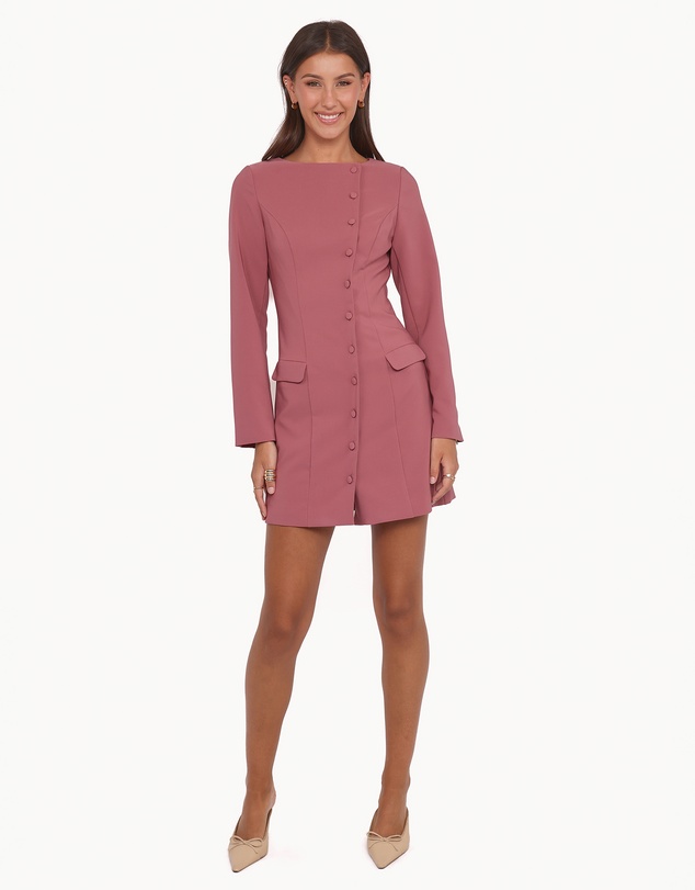 Petal & Pup - Brenton Mini Dress - Mauve