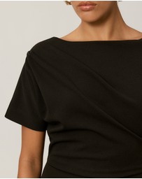 Tussah - Cindy Crepe Tuck Midi Dress