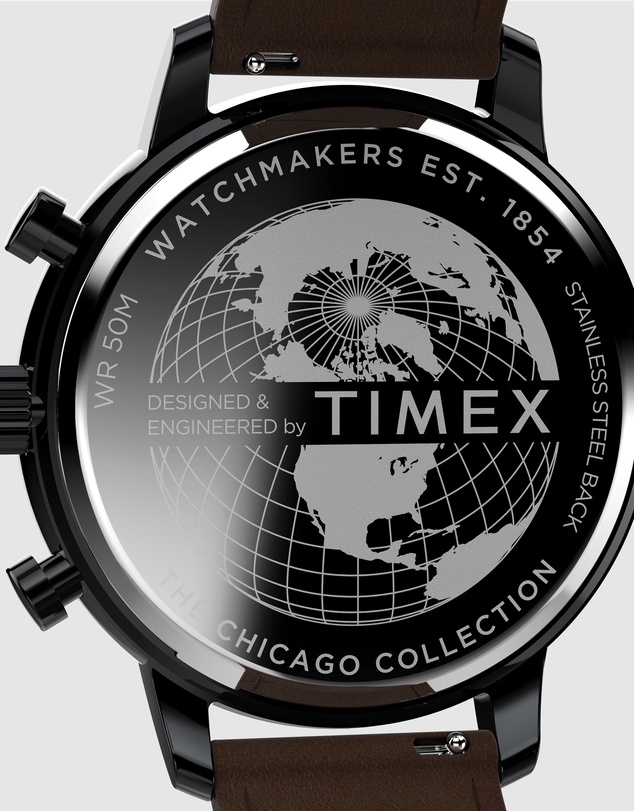 TIMEX - Timex Chicago 45mm Black-Tone Multifunction Watch