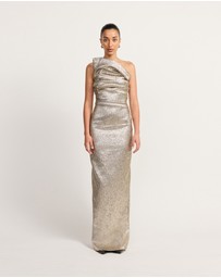 TOJHA - Tacoma Dress - Metallic Champagne