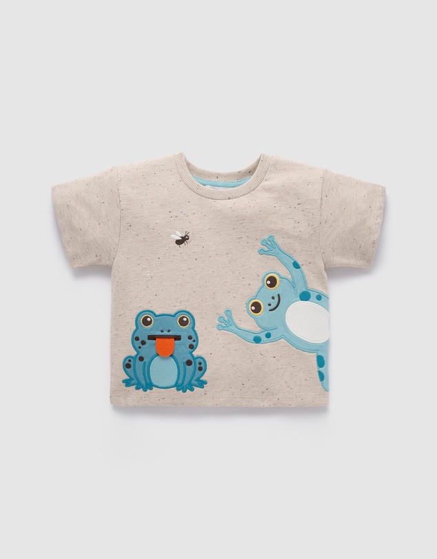 Purebaby - Catching Flies Relaxed Tee- Kids-Babies