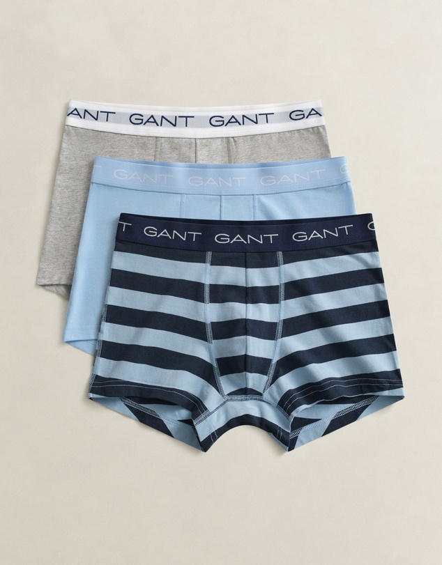 Gant - 3 Pack Stripe Trunks
