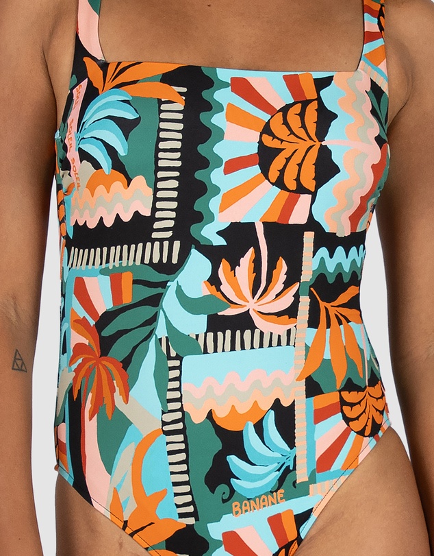 Baku Swimwear - Grenada Square Multi Fit One Piece Swimsuit