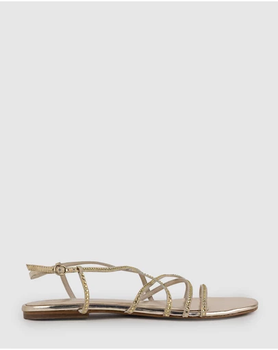 Edward Meller - SAMILLE Strappy Crystal Sandal