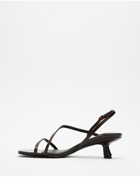 AERE - Leather Slingback Heels