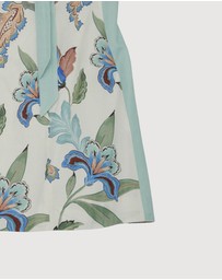 Revibe - Repaired KIVARI Azure Halter Mini Dress - AU 6