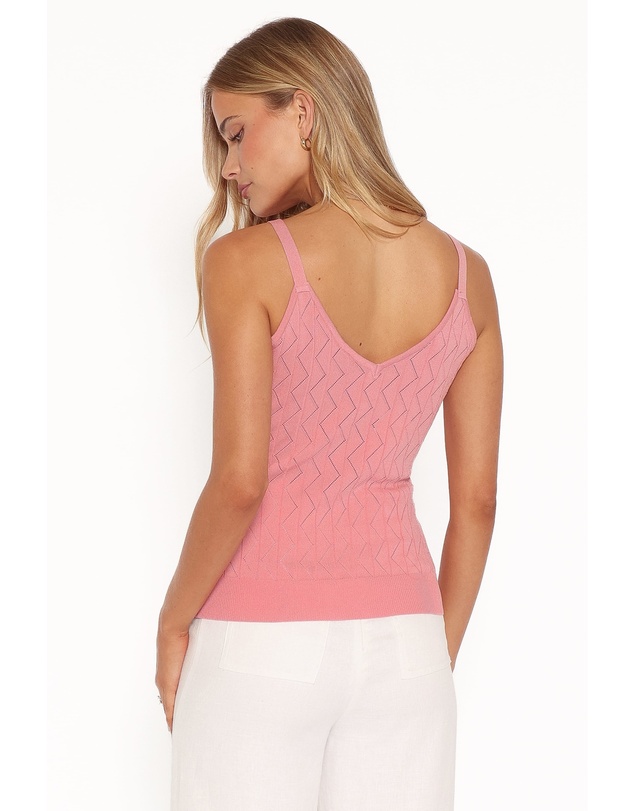 Petal & Pup - Vesta Pointelle Knit Tank - Pink