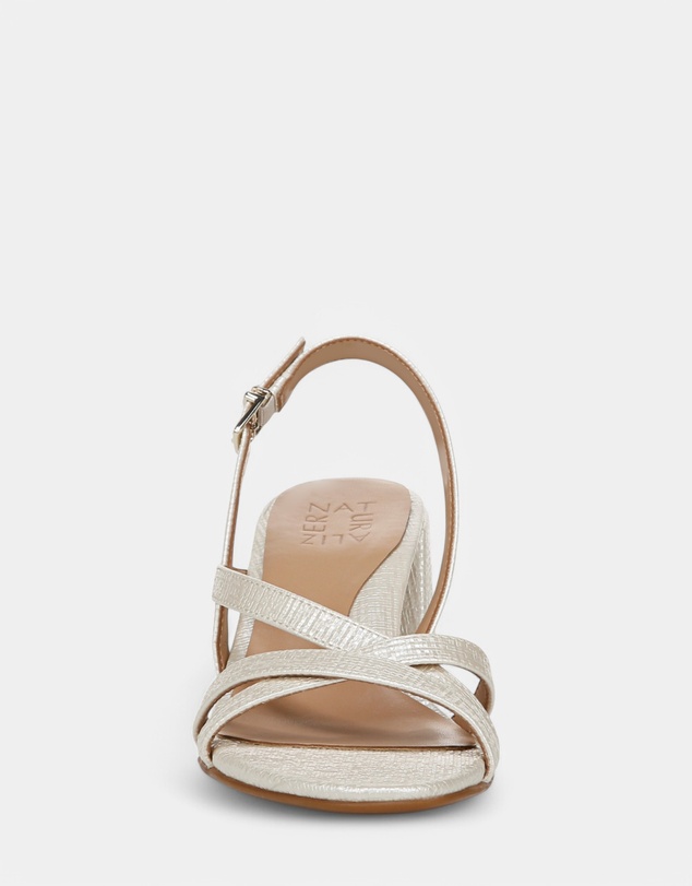 Naturalizer - Demi Block Heel Dress Sandal - Pearl White