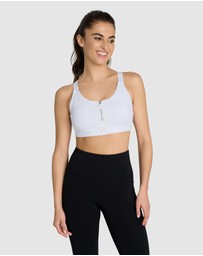 Rockwear - Velocity Zip Medium Impact Sports Bra