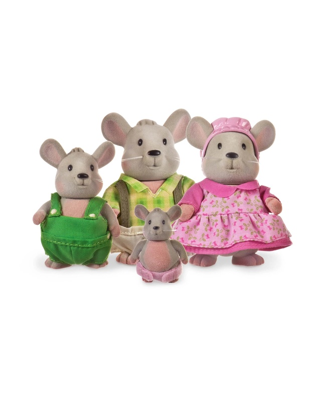 Lil Woodzeez - Handydandy Mice Family Small Animal Figurines