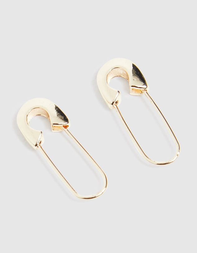 Neon Hart - Safety Pin & Paper Clip Earrings