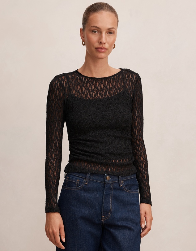Forever New - Alex Lace Long Sleeves Top