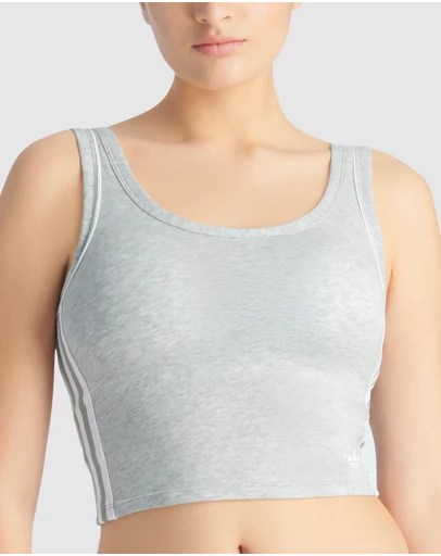 adidas Originals - Adicolor Comfort Flex Cotton Padded Cami Crop Top