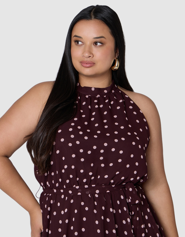 Pink Dusk by Curve Project - Adore Maxi Dress