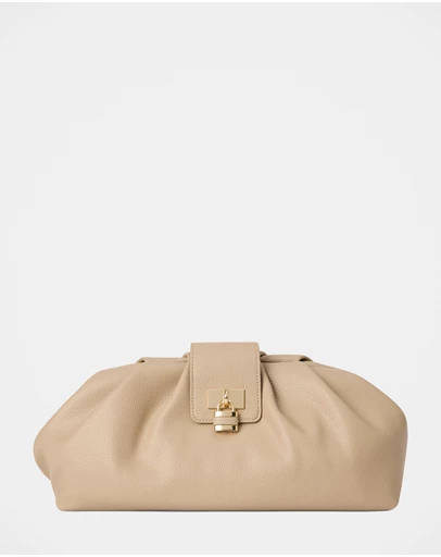 Forever New - Portia Padlock Soft Clutch Bag