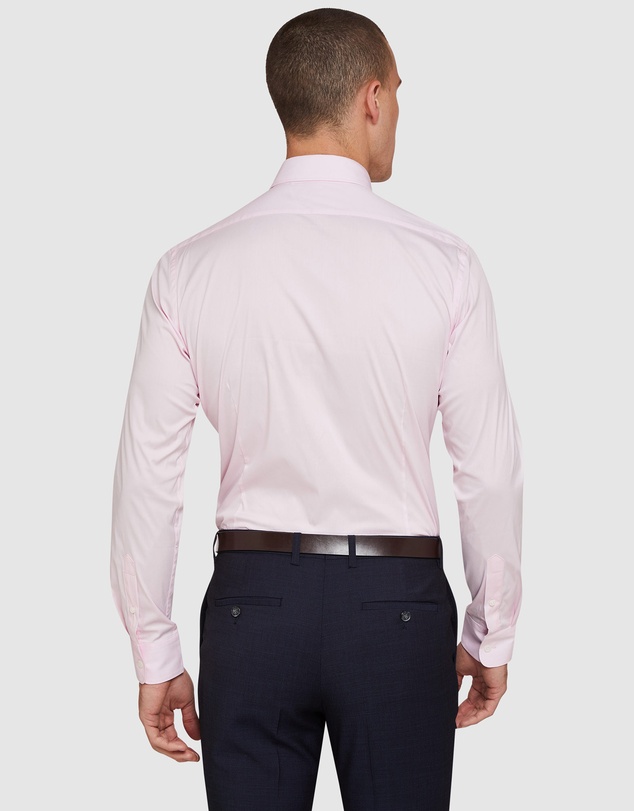 Oxford - Pink Stretch Travel Shirt