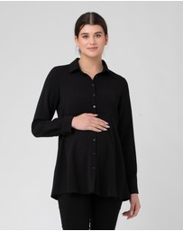 Ripe Maternity - Tina Peplum Shirt