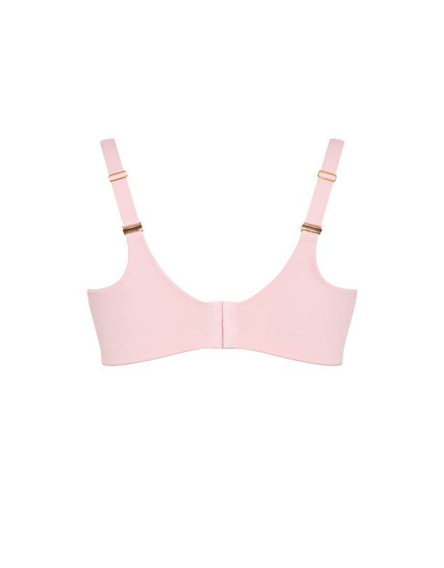 City Chic - Plus size Luxe Microfibre Wireless Bra - pink icing