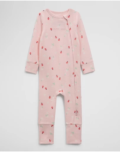 Country Road - Organically Grown Cotton Blend Pointelle Jumpsuit