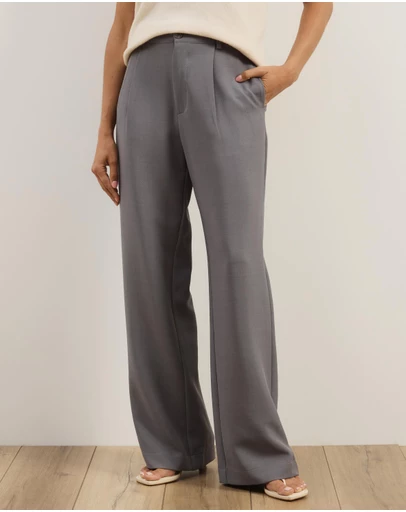 Atmos&Here - Sammie Straight Leg Tailored Pants