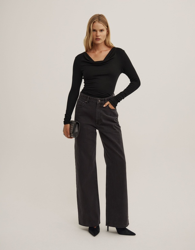 Witchery - Cowl Neck Long Sleeve Top