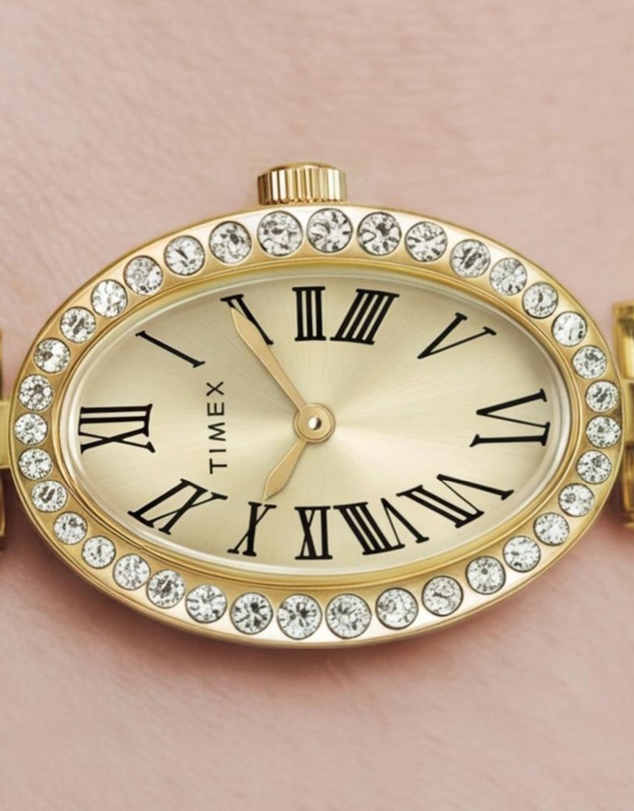TIMEX - Cavatina® 19mm Crystal Dial Stainless Steel Bracelet Watch