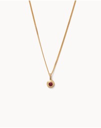 Kirstin Ash - Birthstone Necklace January Garnet
