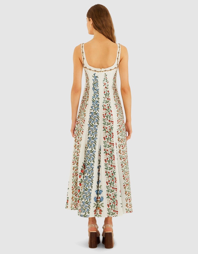 Farm Rio - Fruit Beauty Off-White Maxi Dress