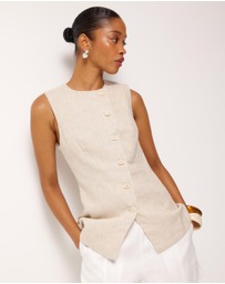 AERE - Longline Asymmetric Vest