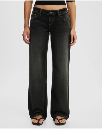 Cotton On - Low Rise Straight Jeans