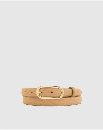 Oxford - Sierra Leather Skinny Belt