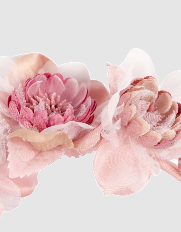 Max Alexander - Pink Flowers Fascinator