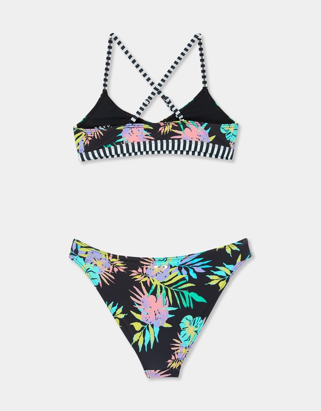 Roxy - Girls 4 to 16 Roxy Active Athletic Tri Set Two Piece