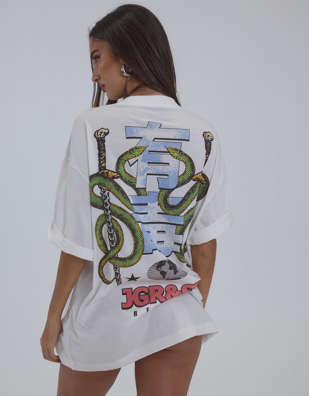 JGR & STN - Records Oversized Tee