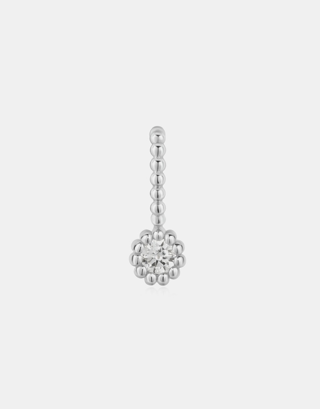 Ania Haie - Silver Round Beaded Bezel Set Charm