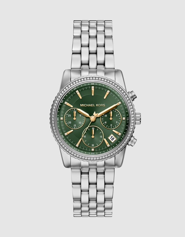 Michael Kors - Bryant Silver Tone Chronograph Watch