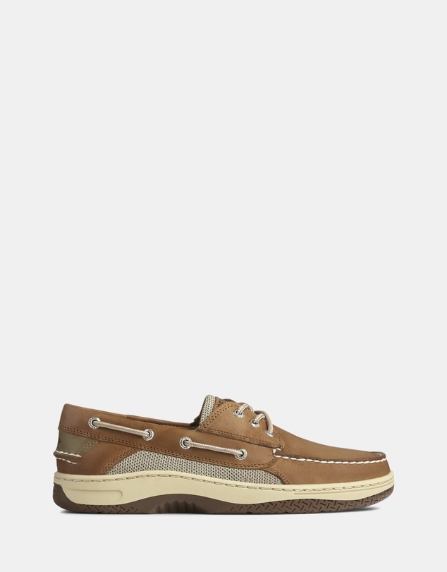 Sperry - Billfish 3-Eye Wide Leather Dark Tan- Men's