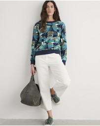 Seasalt - Seasalt Cornwall Blue Bright Wave Sweatshirt