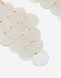 Lovisa - White Genuine Shell Waterfall Drop Earrings